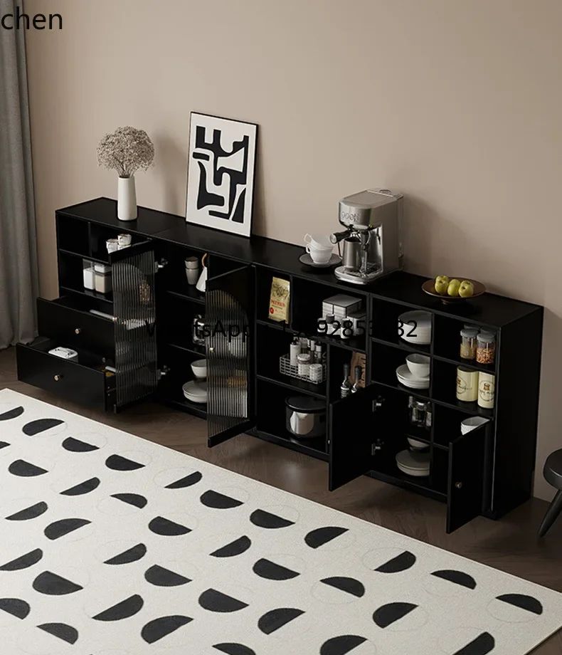 Picture 7: i7   Cream Wind Combination Meal Side Locker Kitchen Storage Tea Coffee Side Cabinet