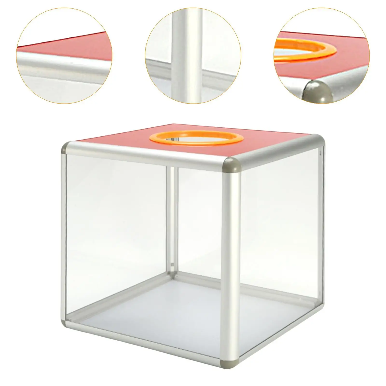 صندوق رسم صندوق جمع الصمامات، صندوق اقتراحات خفيف الوزن قابل لإعادة الاستخدام، تخزين التصويت #5