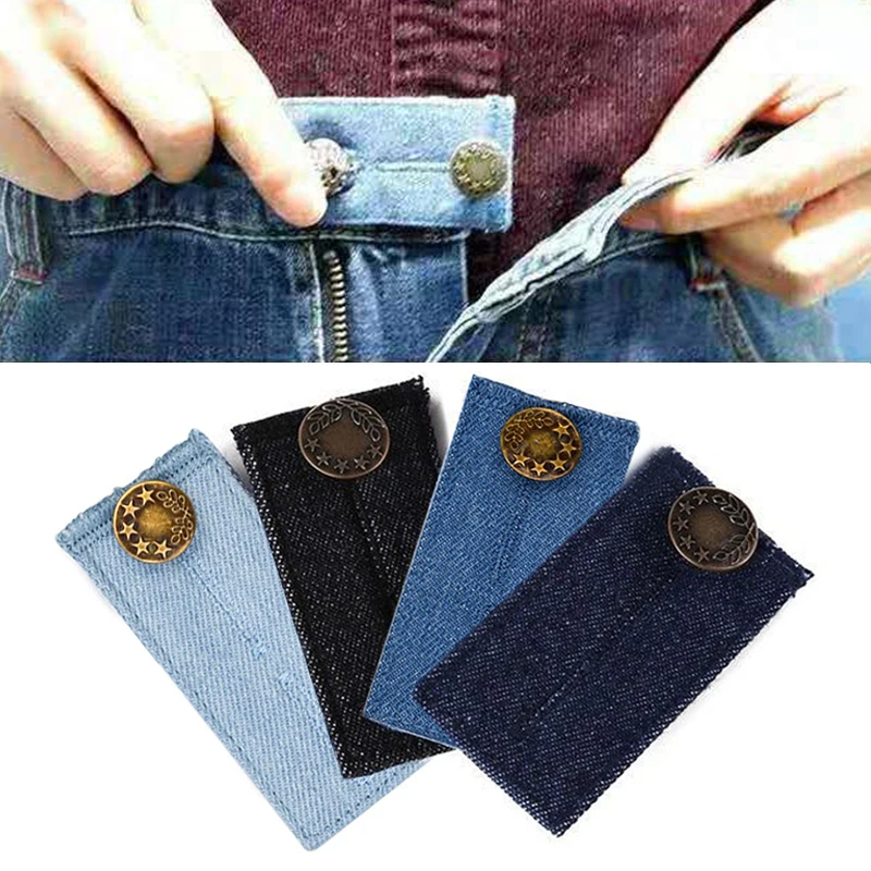 Belt Extension Buckle Denim Buckle Pant Extender Button Jeans Waist Expander Button Fat Waist Extension Waist Extension Buckle