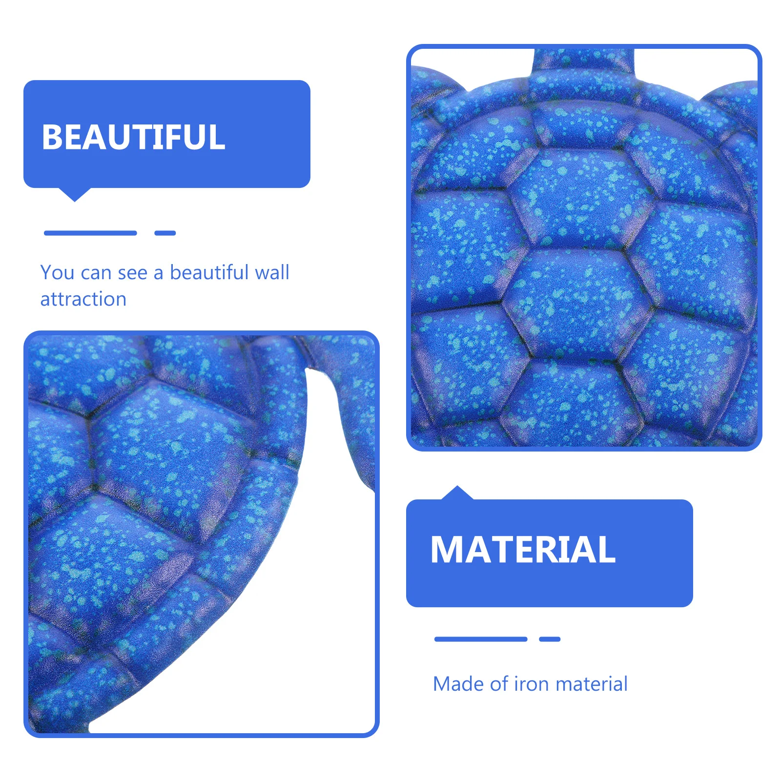 

Turtle Pendant Ornament Wall Decor Home Animal Ornaments Outdoor Iron Decorations Beach Theme Nursery Décor