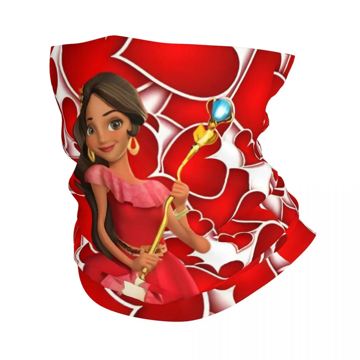 

Custom Elena Of Avalor Anime Bandana Winter Neck Warmer Women Windproof Wrap Face Scarf for Ski Cartoon Cute Gaiter Headband