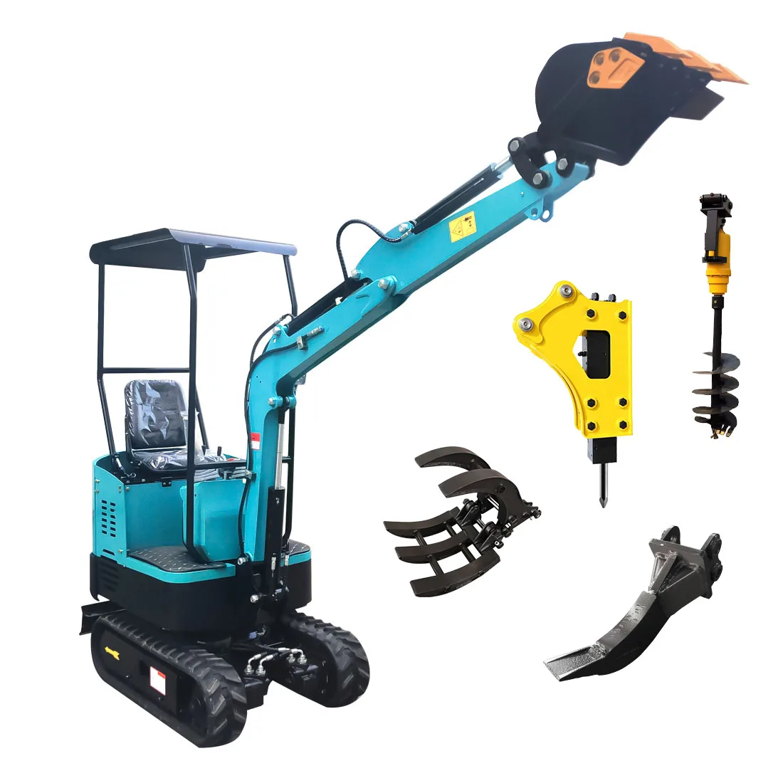 multifunction hydraulic pump farm price small garden micro smallest crawler digger super mini excavator for sale