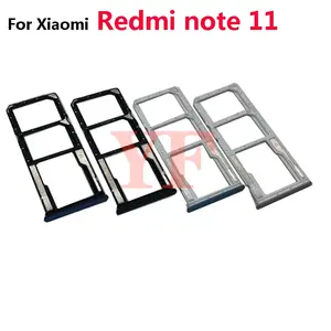 Bilashmart Xiaomi Redmi Note 11 Note 11S 4G Sim Card Tray Holder SIM Tray Slot Holder Adapter Socket Repair Parts