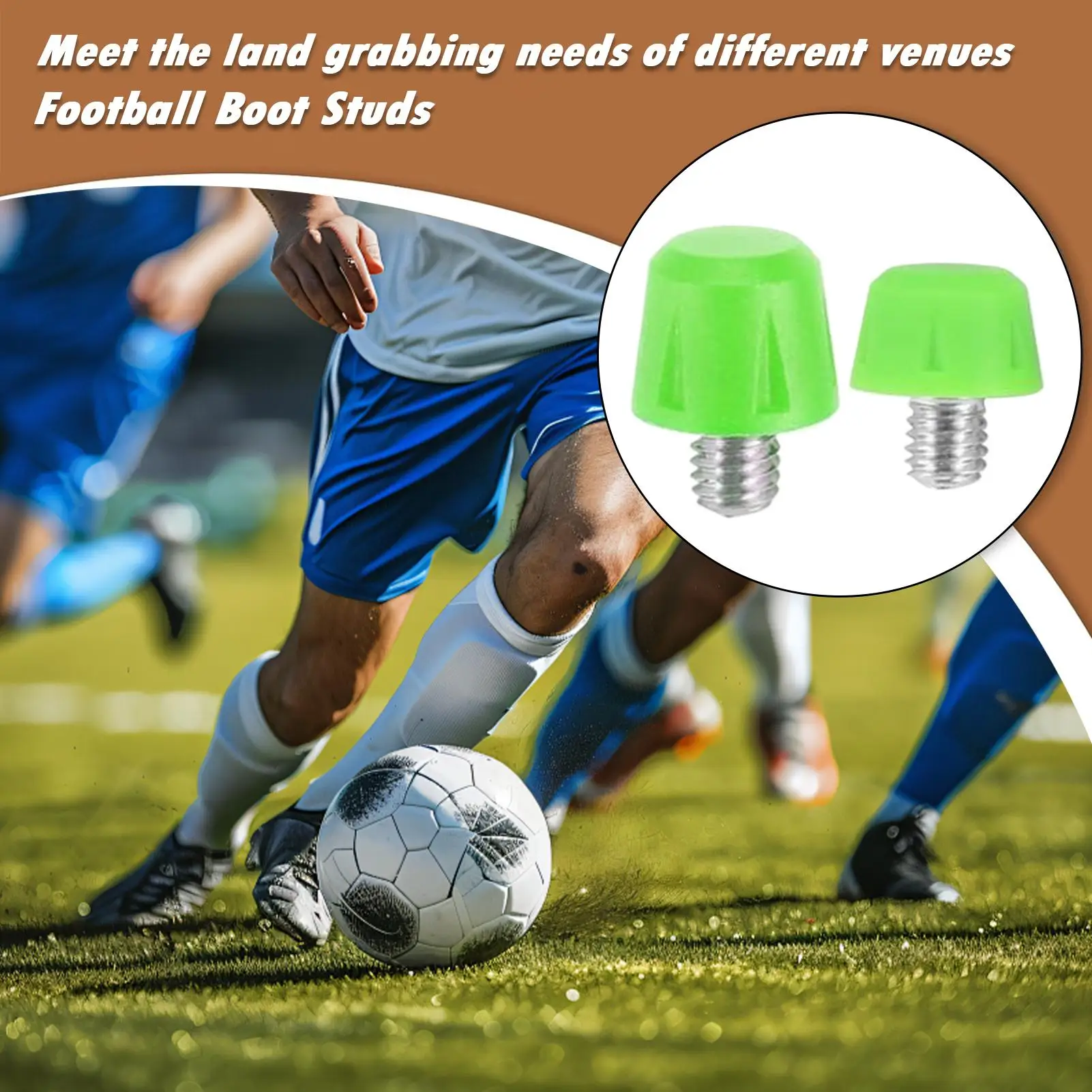 

8mm&11mm Football Shoe Spikes Nonslip Fast Lock Football Shoe Studs Universal Replacement Football Boot Spikes With Wrench