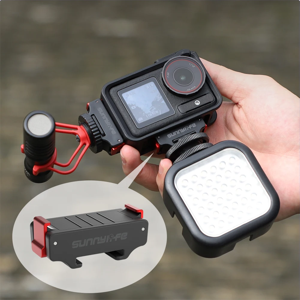Camera magnetische Quick Release Cold Shoe uitbreidingsadapter voor DJI Osmo Action 5 Pro 4 3-accessoires