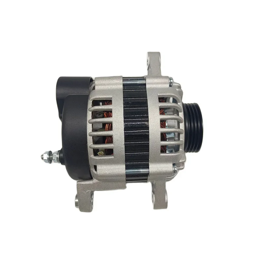 High Quality2000W 12V 24V AC Permanent Magnet Brushless Pure Copper High Power Generator Brushless Alternator Pulley Type Perman