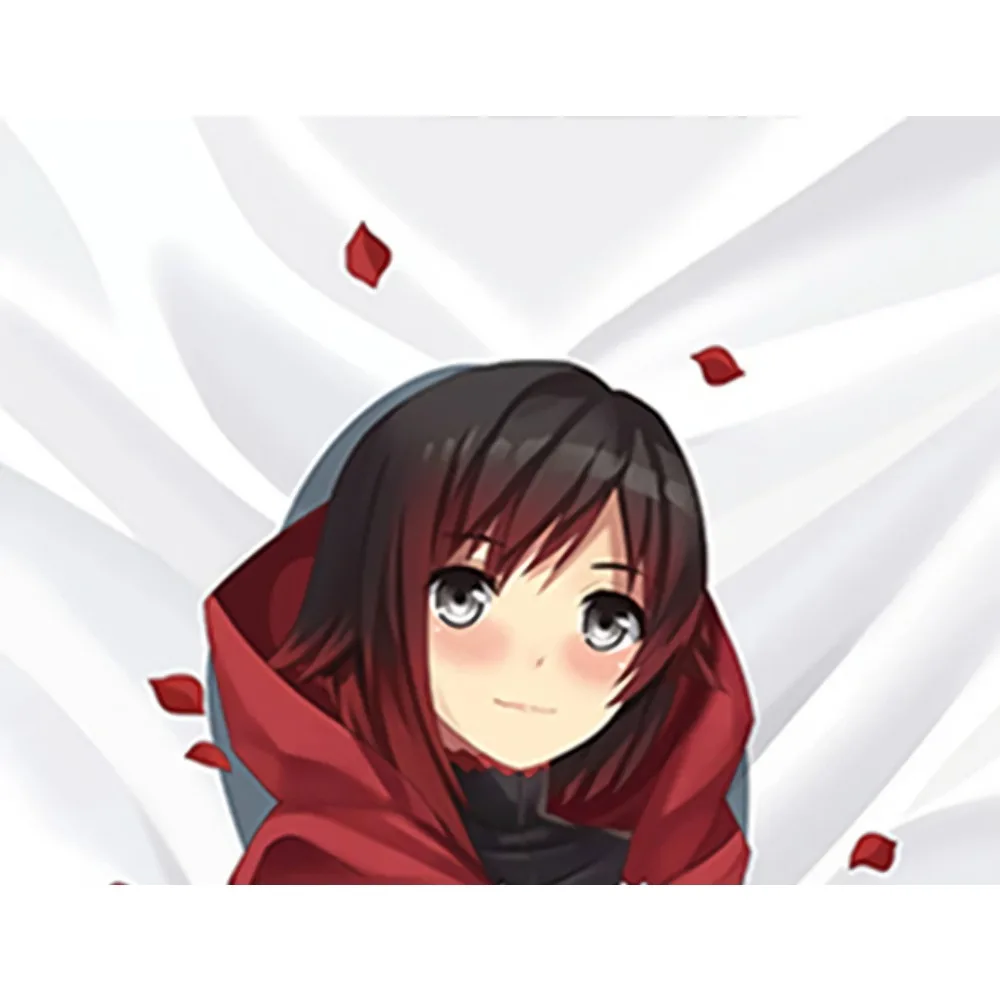 Anime Ruby Rose Dakimakura Case Hero Girl Character Dual‑Pose Dual‑side Print For Sofa Bedroom Decoration