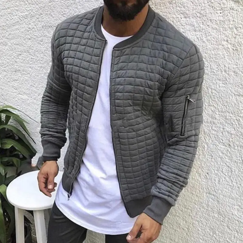 

Мужская повседневная бейсбольная куртка европейского размера, универсальная, простого дизайна, осенняя, модная, спортивная, удлиненная, с длинными рукавами, верхняя одежда