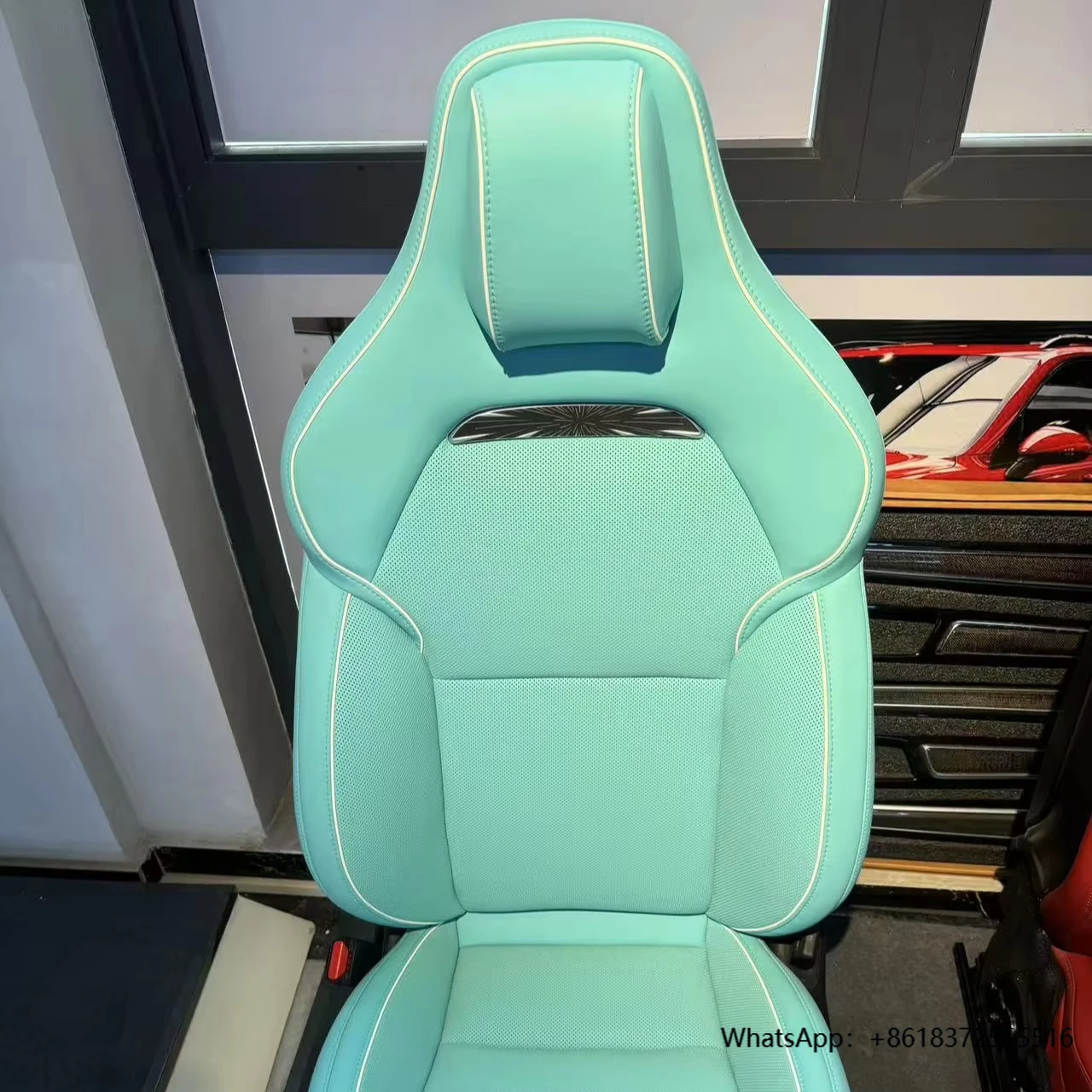 

Interior Modification Accessories Luxury Nappa Leather Car Ventilation Front Sports Seats for Tesla Model 3 Model Y