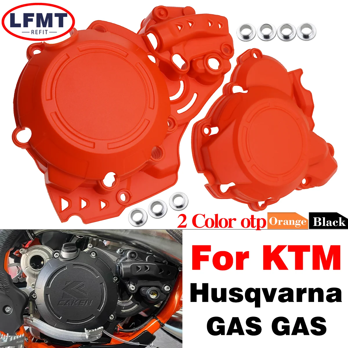 

For KTM 250EXC 300EXC 250XC 300XC 250SX 300SX 250 300 TPI Motocross Clutch Water pump Protector Ignition Guard Cover 2017-2023