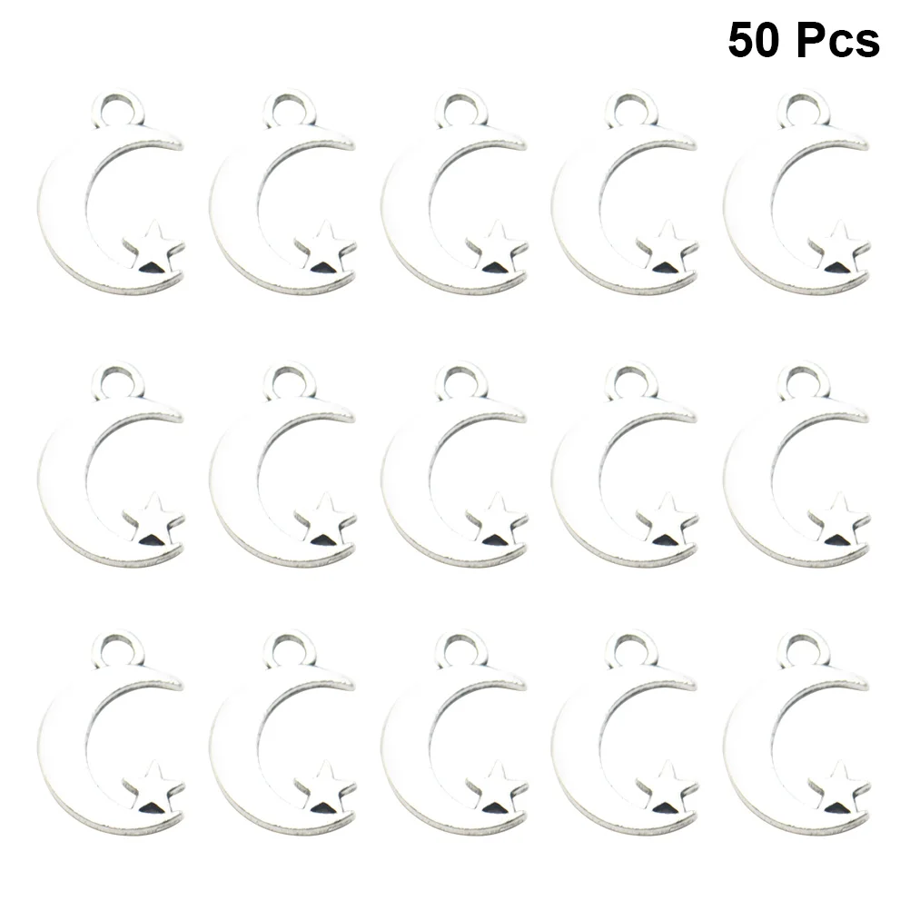 

50 Pcs Alloy Pendant Accessories Charm Vintage DIY Charms Jewelry Making Pendants