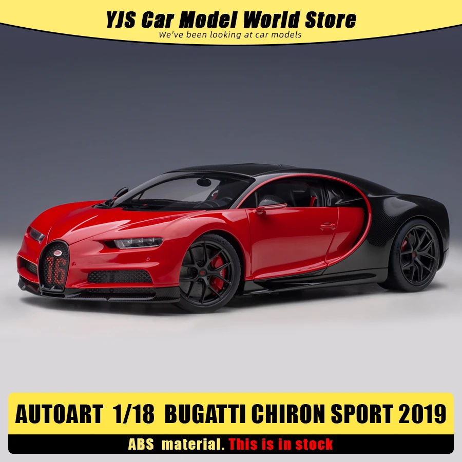 

AUTOART Новая модель в масштабе 1/18 BUGATTI CHIRON SPORT 2019, модель спортивного автомобиля, статическая коллекция, праздничный подарок