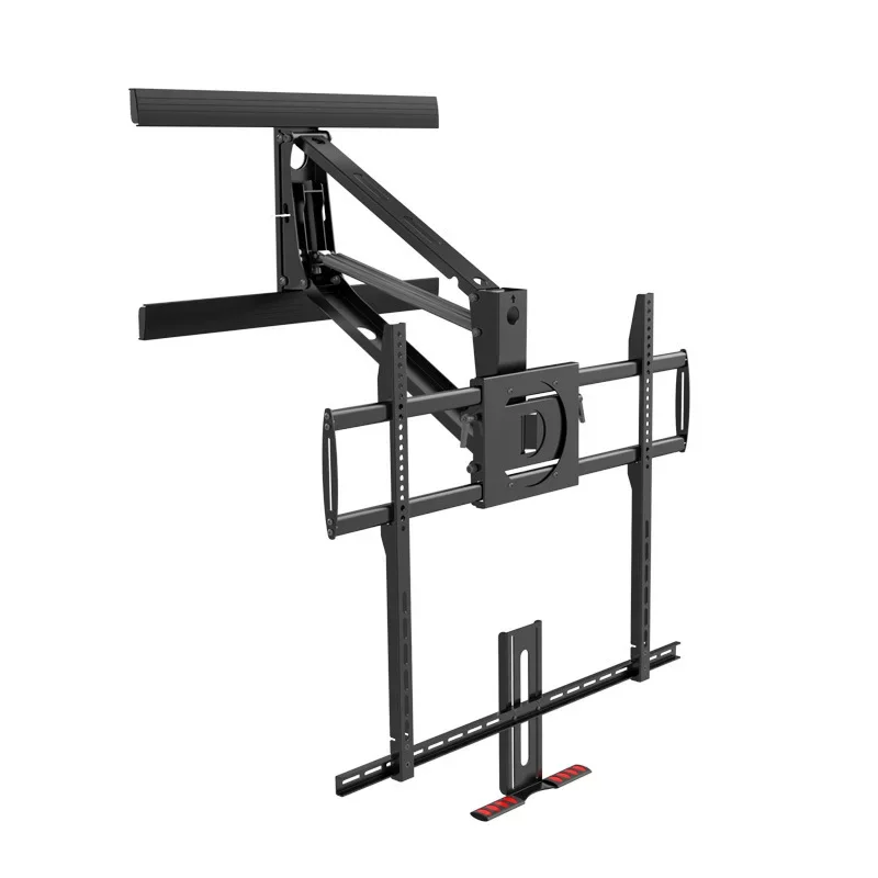TV bracket 32-50 inch lifting gas spring hydraulic wall-mounted fireplace TV bracket