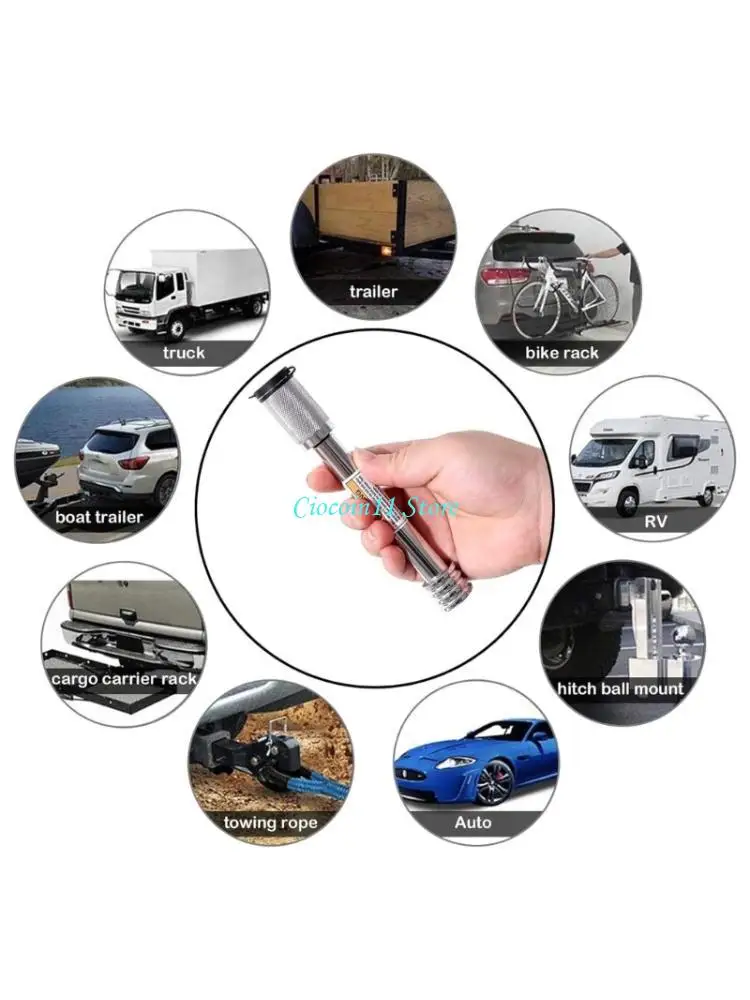 Y1UB Heavy Duty Trailer Hitch Lock 5/8 Inch Thread for Enhances Durability & Strength