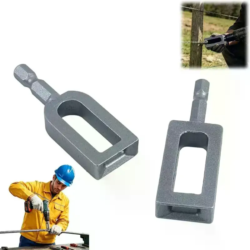 Drill Wire Twister Tool For 9 & 11 Fence Wire Tying For Duty Drill Twisting Sleeve Drill Chuck Chain Link Fence Twister Electri