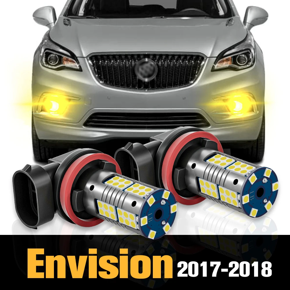 

2pcs Canbus LED Fog Light Lamp Accessories For Buick Envision 2017 2018