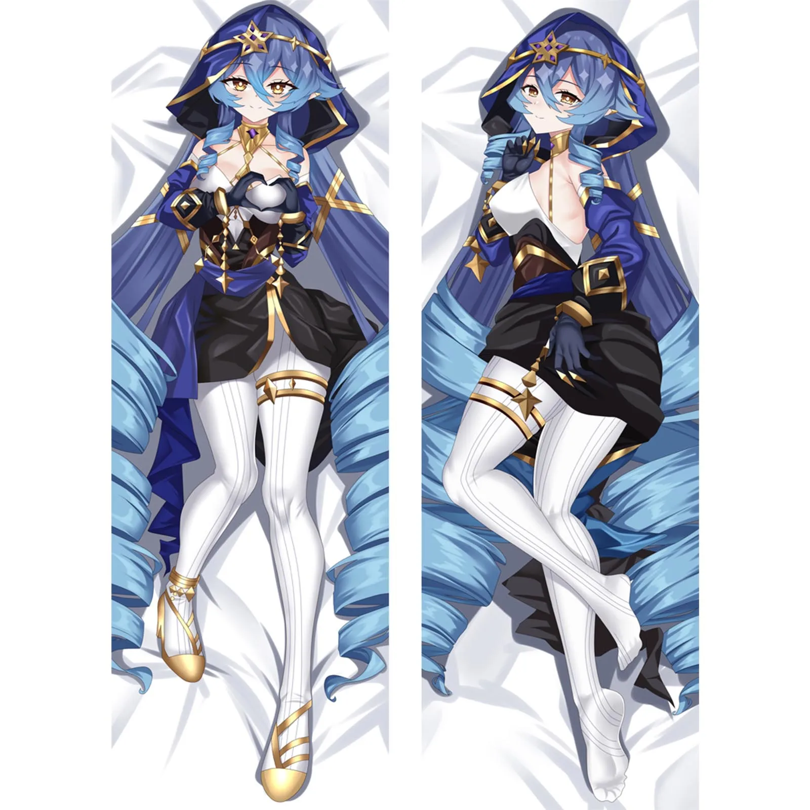 Anime Game Dakimakura Genshin Impact Klee Layla Lyney Navia Charlotte Wriothesl Pillowcase Hugging Body Pillow cover Otaku Gifts