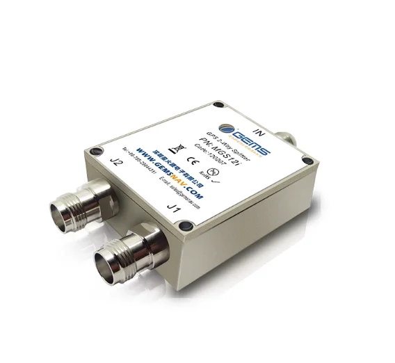 GPS One Point Two Power Splitter, GNSS Intelligent Two Power Splitter, MGS12,N SMA TNC Type GPS Beidou Power Splitter