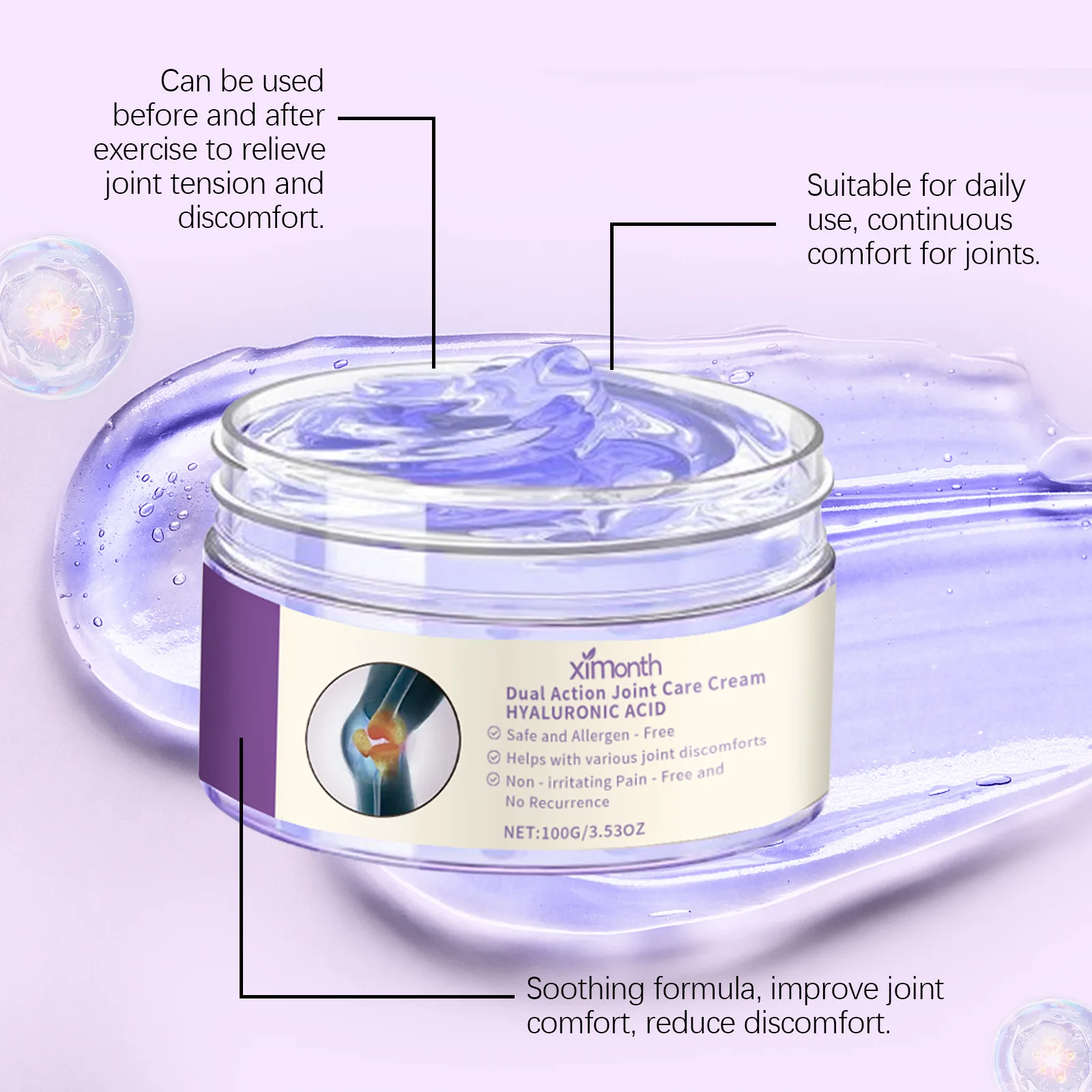 Articular Soothe Gel Alleviate Arthritis Joint Pain Stiffness Bone Neck Elbow Joint Sore Arthrosis Therapeutic Joint Massage Gel