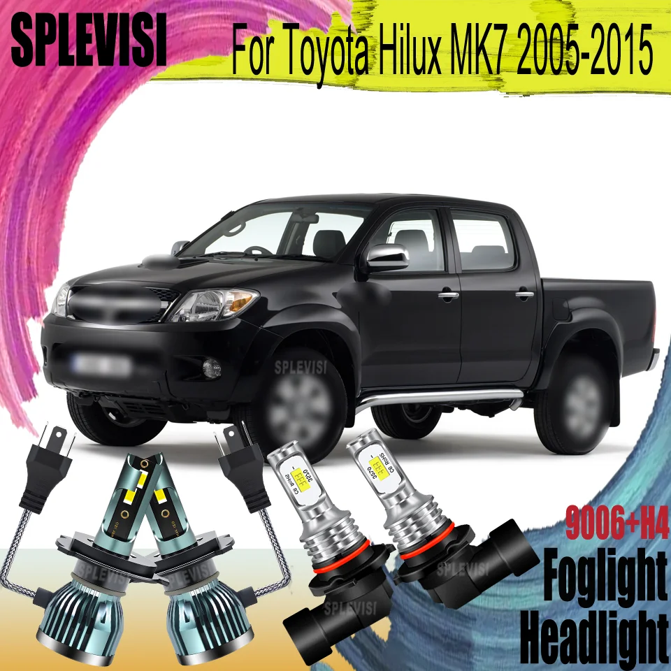 

Ideal for Safe Night Trips LED Headlight Foglight For Toyota Hilux MK7 2005 2006 2007 2008 2009 2010 2011 2012 2013 2014 2015