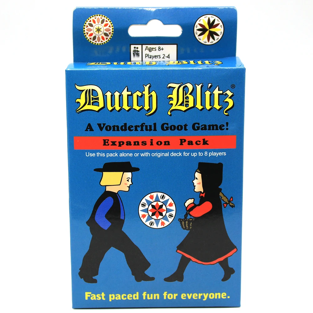 لعبة البطاقات Dutch Blitz The Original Fast Paced تحتوي على 160 بطاقة سريعة وسهلة التعلم لعبة عائلية رائعة