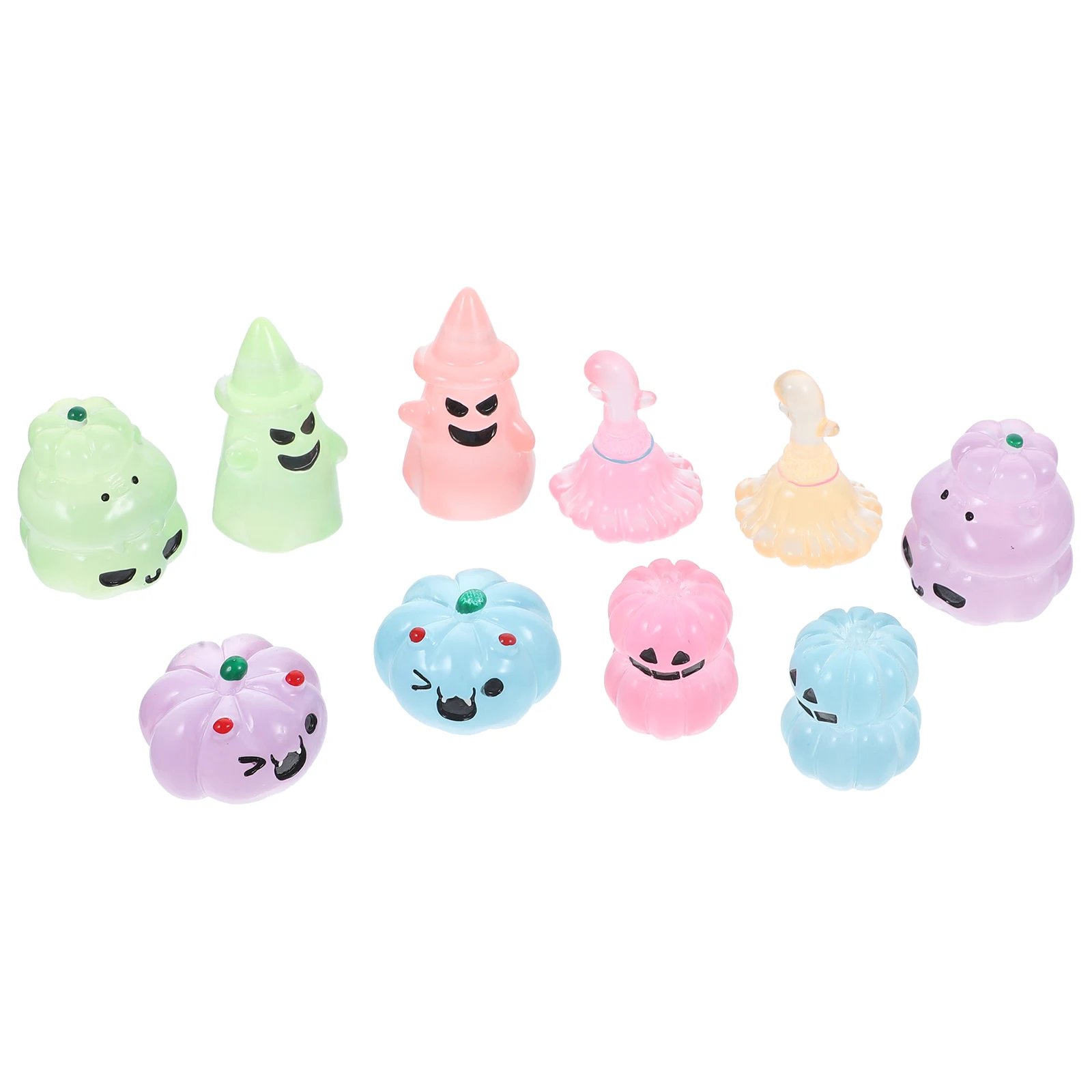 Haushalt leuchtende Ornamente Dekorationen Party Harz Halloween Garten Figur Miniaturen für Puppenhaus