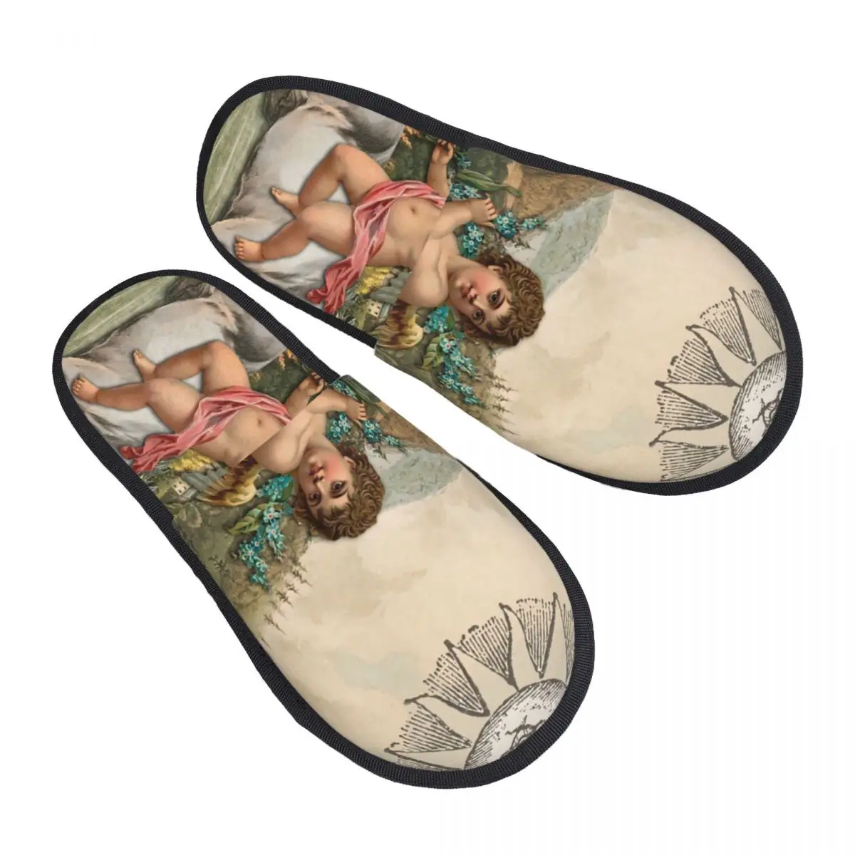

Memory Foam Slippers Women Cozy Warm The Sun Major Arcana House Slippers