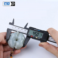 Vernier Caliper 0-150mm 6 inch Measuring Tool Plastic LCD Digital Electronic Carbon Fiber Ruler by PROSTORMER