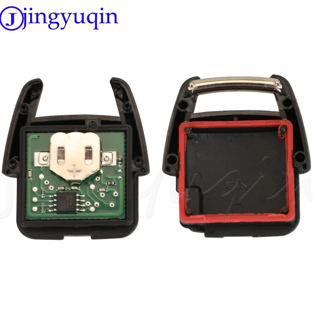 Jingyuqin-llave remota de coche con 2 botones, Chip ID40 de 434Mhz para Opel Zafira Astra g a Fod 93176615 BOSCH TS ASTRA System