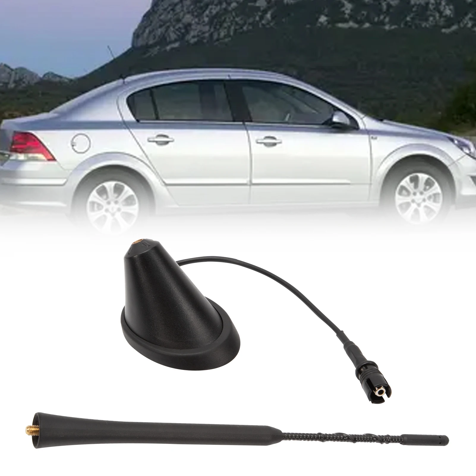 Antenna per auto 18cm Antenna Radio tetto per V-W Golf 4 5 6 7 Pa-ssat Lupo Polo 6R Au-di A6 Opel Corsa Astra Ford Focus Seat Shoe