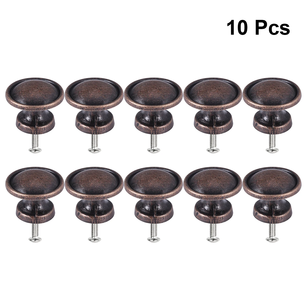 

10 Pcs Retro Drawer Knobs High Quality Alloy Round Pull Handles Vintage Cupboard Hardware Kitchen Furniture Decor