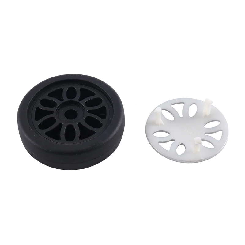 M6 50Mmx12mm Luggage Suitcase Replacement Wheels Wear Resistant PU Caster Deluxe Repair Tool 1 Pair