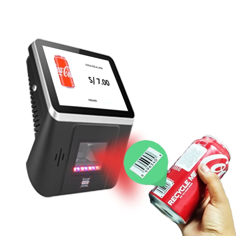New 8 Inch Wall Mount Android POS Terminal with Barcode QR Code Reader WiFi Ethernet Price Checker for Supermarket Retail Store
