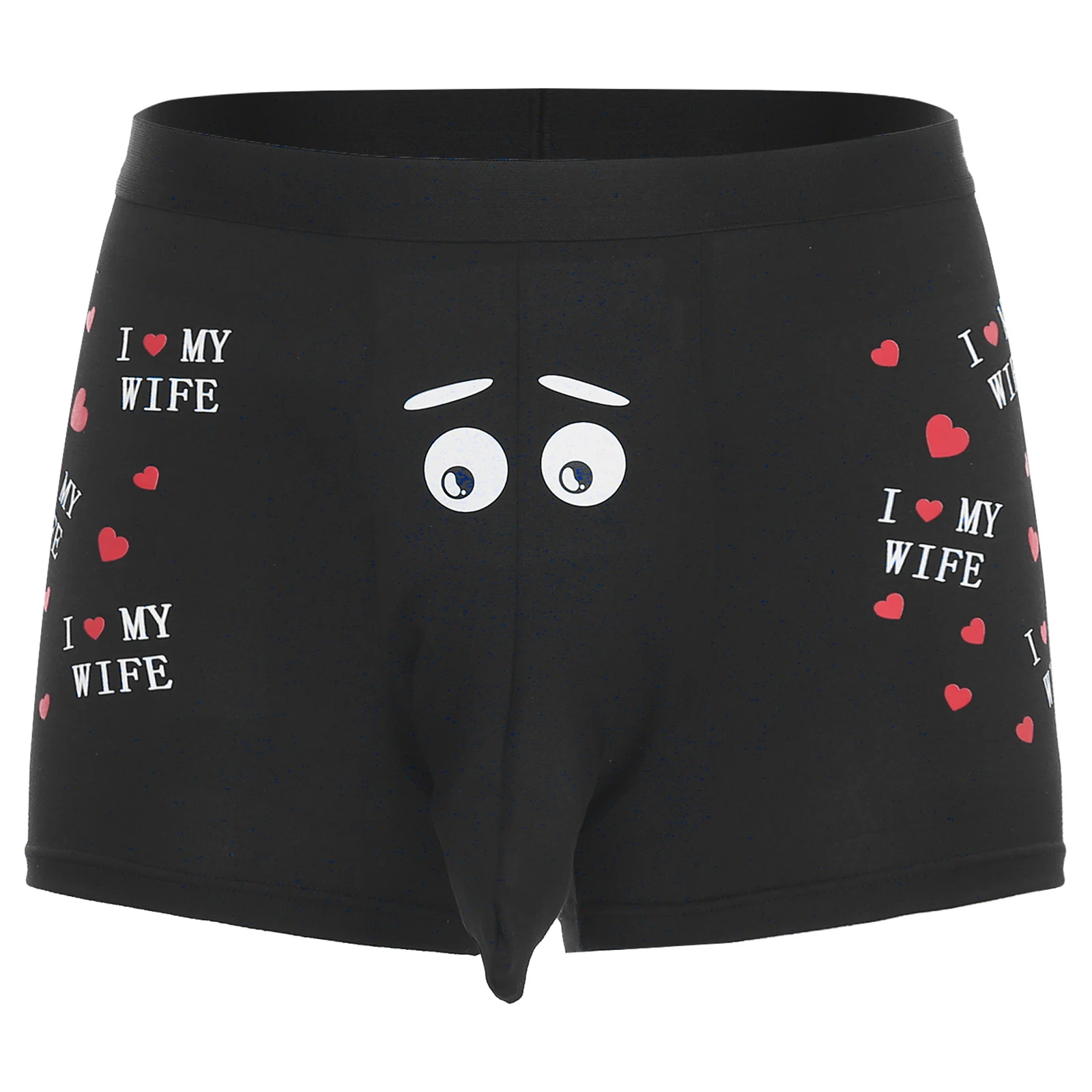 Men's Funny Print Panties Sexy Stylish Elephant Sheath Pouch Stretchy Underpants Gift for Boyfriend Husband Role Play Panties