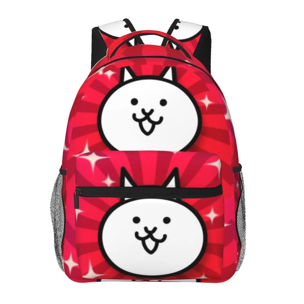 

W:arrior Cats From Battle Cats Backpacks Boys Girls Bookbag Casual Children School Bags Laptop Rucksack Shoulder Bag