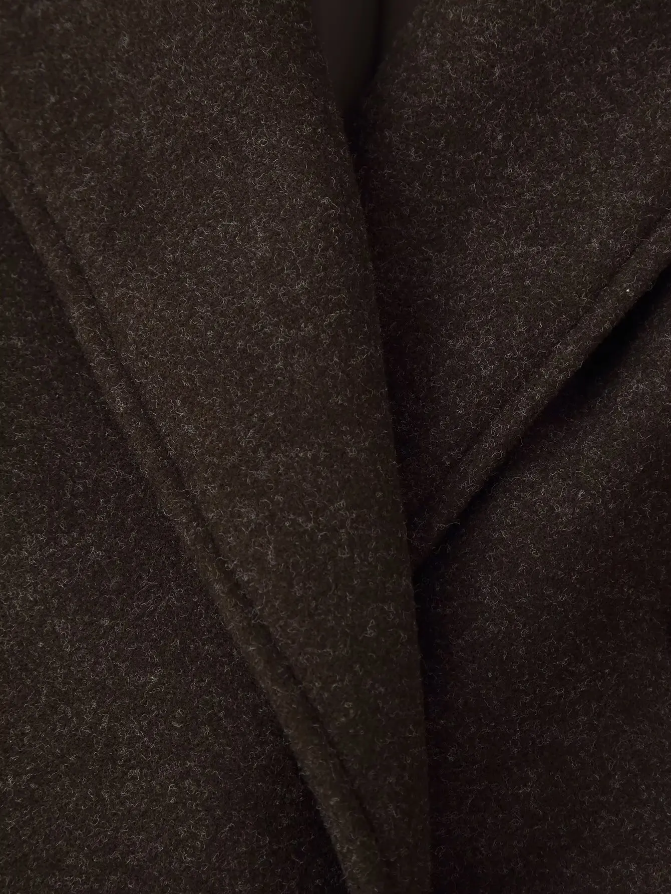 DiYiG WOMAN 2025 Winter New Fashion Blended Long Coat Chic Double-breasted All-match Long-sleeved Jacket Outerwear Mujer