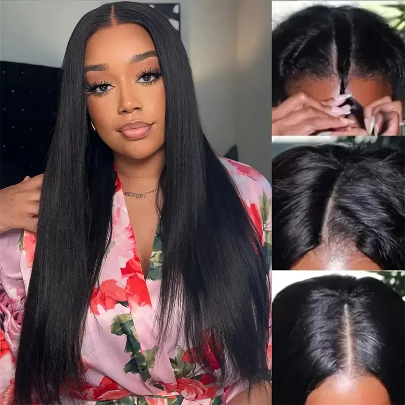 Rosabeauty 30 40 Inch 13x6 Human Hair 13X4 Frontal 5X5 Glueless Ready to Wear Wig 250% Density For Women Straight Lace Front Wig