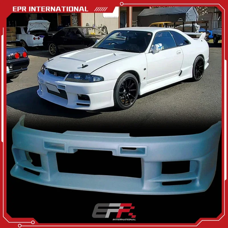 

Аксессуары из стекловолокна EPR для переднего бампера Skyline R33 GTR TS (для установки GTR), улучшают внешний вид автомобиля