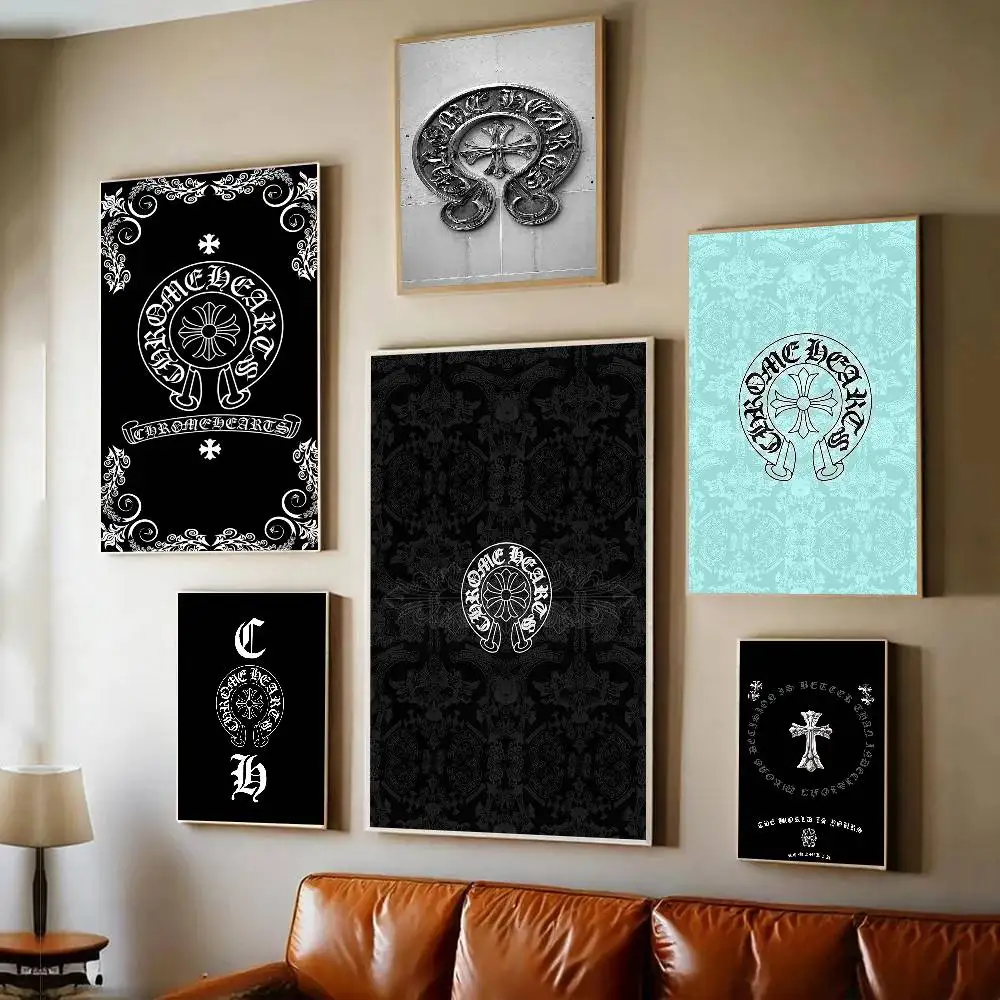 أزياء العلامة التجارية C-Chromes قلوب المشارك طباعة A5 A4 A3 A2 جدار ديكور فني لغرفة مكتب هدية لمحبي