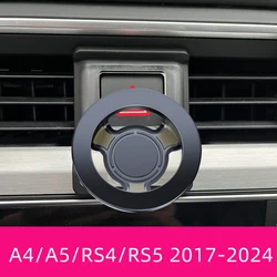 Car Phone Holder For Audi A4,A5,RS5,RS4 2017-2024 Air Vent Mount 360° Rotate GPS Mobile Magnetic Stand  For Magsafe Accessories