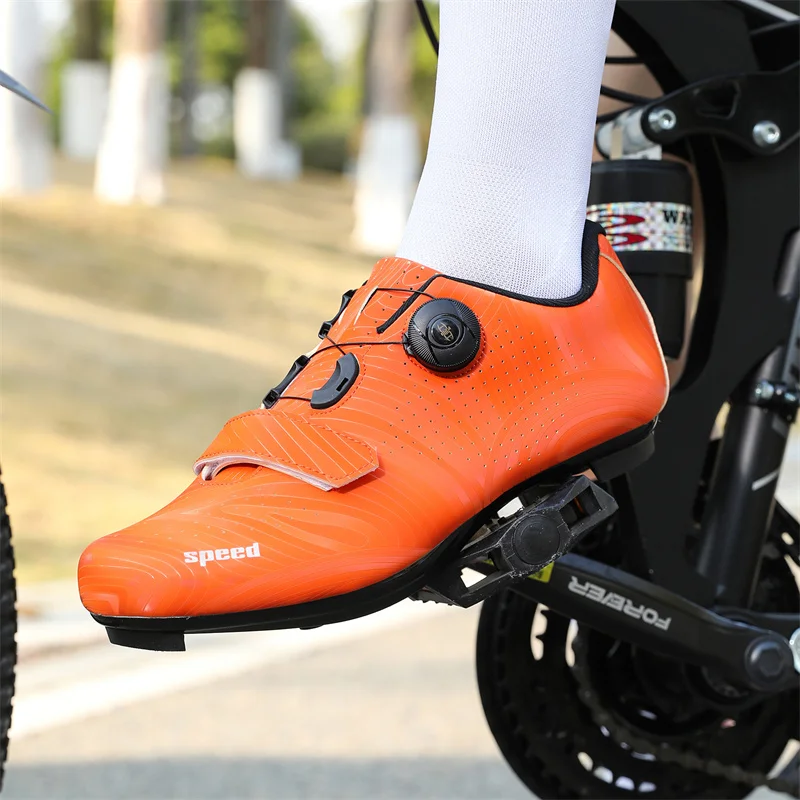 

Road cycling shoes Men's cycling sports shoes Road clipless shoes Road bicycle speed sports racing shoes Women's SPD pedal shoes