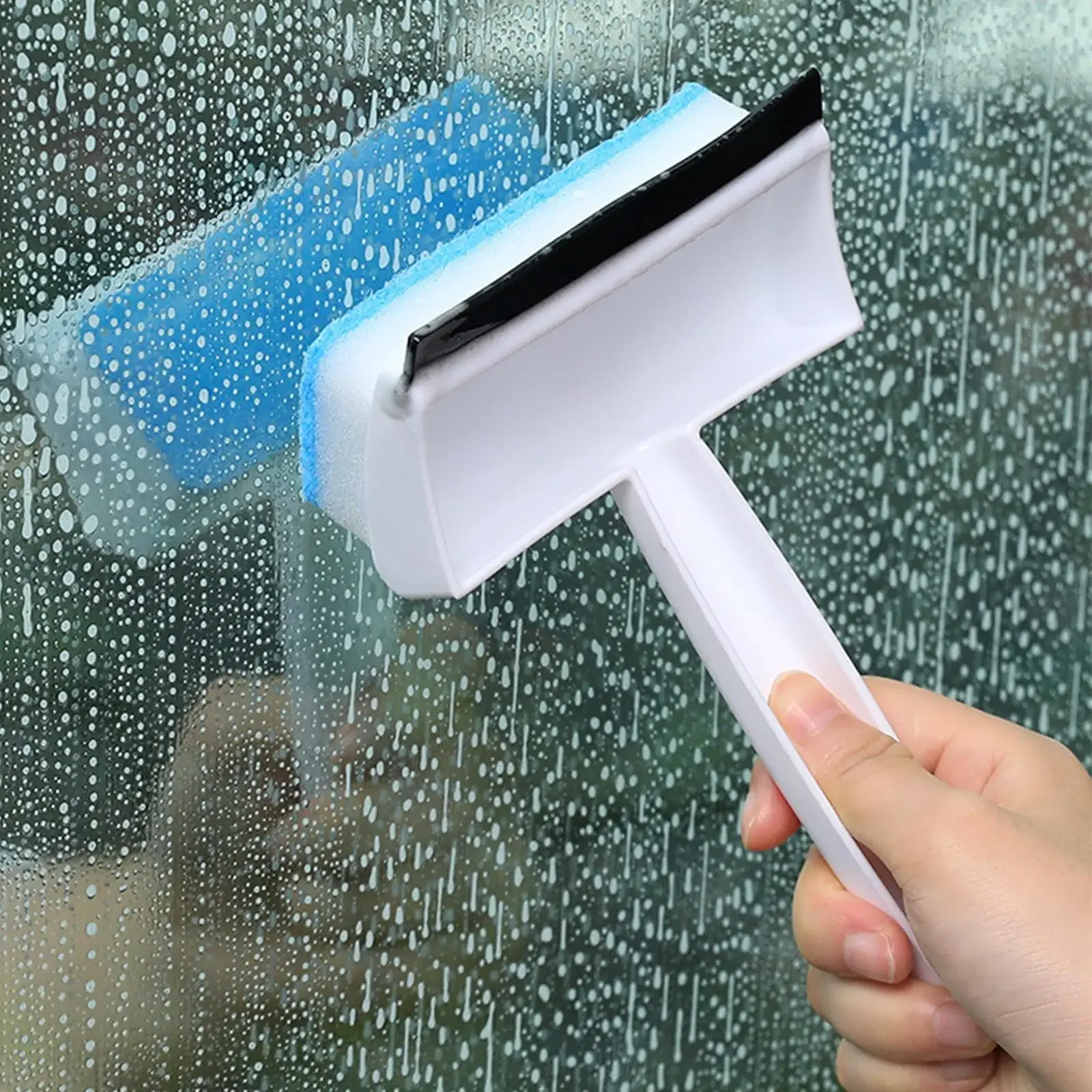 Window Cleaner Glass Clean Tool Floor Cleaning Brush Household Cleaning Brush for Outdoor Glass Door Car Windshield Home