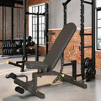 high-quality Commercial Multi-Functional Sit-Up Board Fitness Chair Bird Bench Stool Home Training Adjustable Dumbbell Rack Sit-