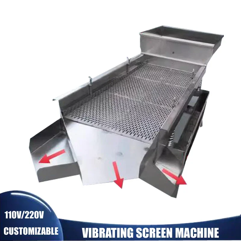 

Industrial Food Sieve Machin Single Layer Sieve Vibrating Screen Electric Large Granular Material Screening Machine