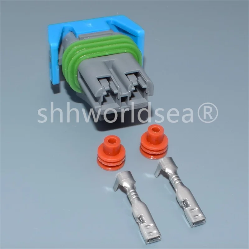 

Shhworldsea 2-контактный 2,8 мм 12129487 женский автомобильный электрический водонепроницаемый пластиковый разъем автомобильный водонепроницаемый разъем