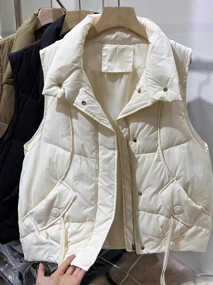 2025 Moda Calda Piumino da Donna Autunno Inverno Allentato Imbottiture Gilet di Cotone Abbigliamento Esterno Piumino Cappotto di Pane
