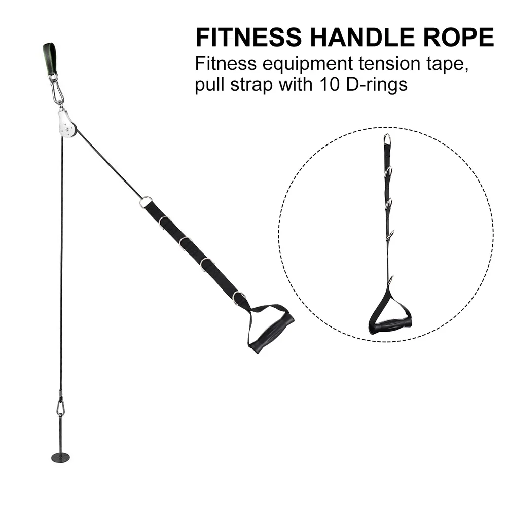 

2pcs Tension Bands Lightweight Exercise Equipment Durable ABS Oxford Cloth Heavy Duty Handles Pull Straps Resistance Bands