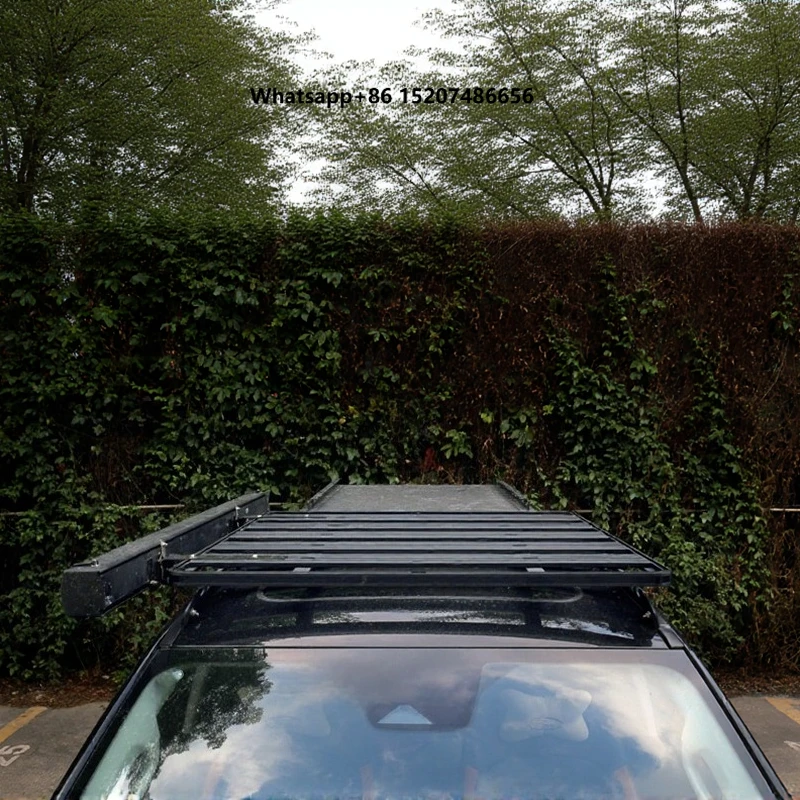 Aluminum Alloy Platform Roof Rack with Heavy Duty Loading Design Above 100kg Capacity 4X4 Universal Rooftop Mount