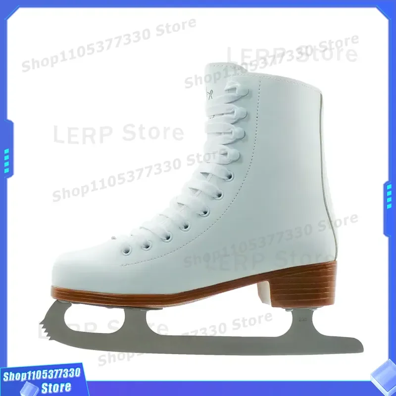 Women Ice Hockey Skates EN-15638 Certified Stainless Steel Blade Professional Customization Light Color Winter Sports Gear