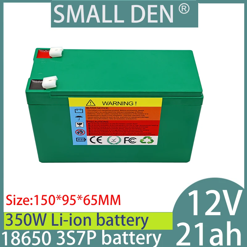 

12V 21ah New 18650 Battery Pack 3S7P Lithium Solar Battery Electric Lamp Rechargeable Battery High Power and Large Capacity